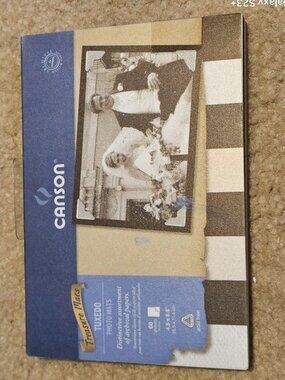 RARE CANSON TUXEDO TEASURE 60 PHOTO MAT BOARD SCRAPBOOK CRAFT CARDMAKING PAPER